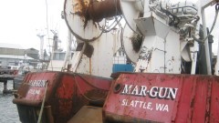 F/V Mar-Gun, The bow looks great, the stern of this AK dragger could use some TLC!