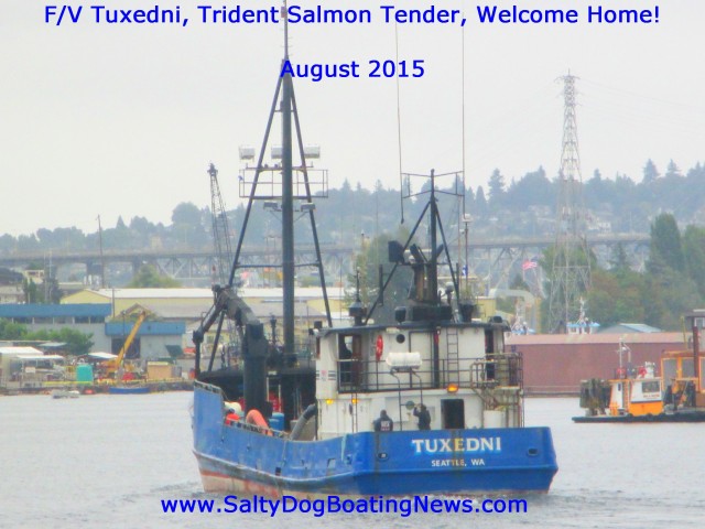 F/V Tuxedni, AK Tender, Trident Boat, Welcome Home to the Lower 48! 