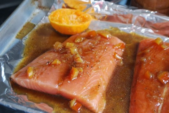 easy baked salmon recipe with orange and ginger