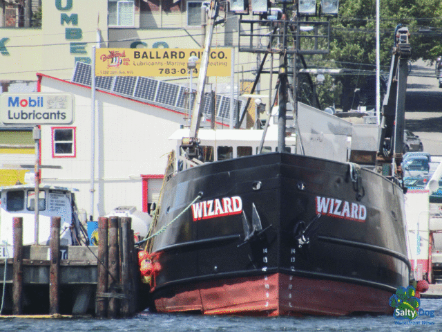 Wizard, Deadliest Catch Boat, AK Crabber Gets Ready for AK Summer Salmon Tender Season