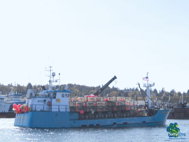 Summer Bay, Deadliest Catch, Wild Bill New AK Bering Sea Crabber, Pots Loaded Leaving Seattle to AK Bering Sea, Photography by: Salty Dog Boating News, Salty Sea Chick, Canal Marine Traffic Source, AK to PNW
